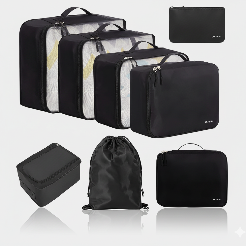 8 Piece Packing Cubes