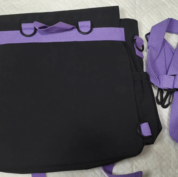 Adjustable Backpack with Both Shoulders and One Shoulder
